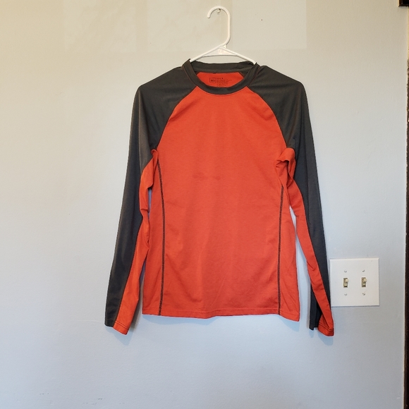 REI Long Sleeve Top Orange and Gray Size  S - Picture 1 of 3